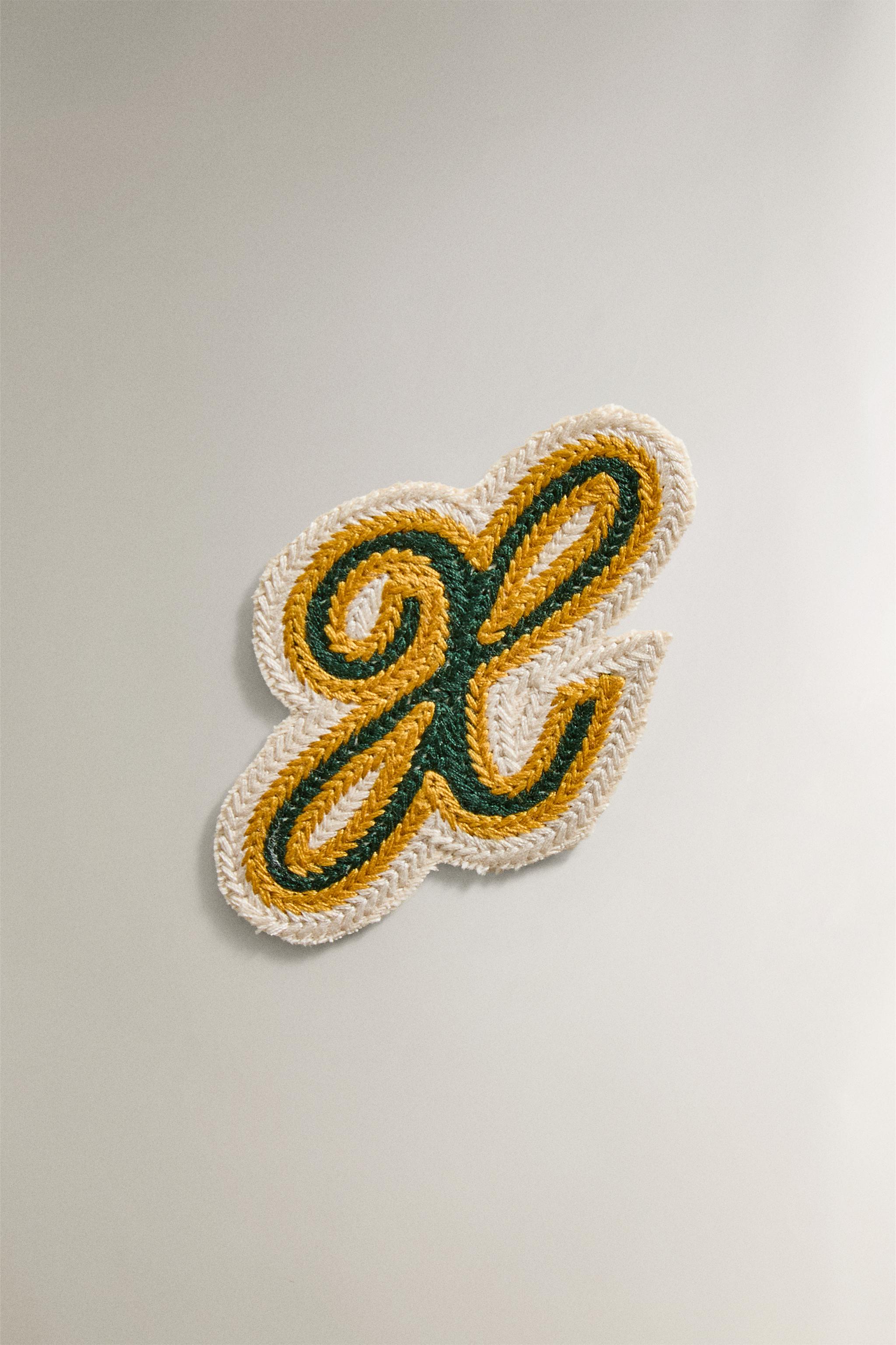 ÉCUSSON COTON LETTRE X